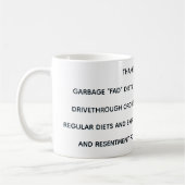 Mug REMERCIEMENTS à Peptides (Gauche)