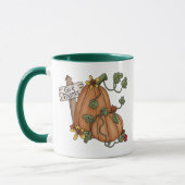 Mug Remerciements à Thanksgiving citrouille (Gauche)