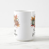 Mug Remerciements aux Citrouilles de Grandpa Thanksgiv (Centre)