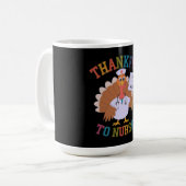 Mug Remerciements aux infirmières qui célèbrent nos hé (Devant gauche)