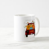 Mug Remerciements Enseignant Automne Citrouille Camion (Devant droit)