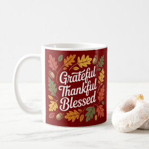 Mug Remerciements Merci Heureux Bienheureux Citation d