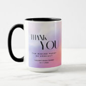 Mug Remerciements pour Baby Shower sur le thème des co (Gauche)