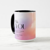Mug Remerciements pour Baby Shower sur le thème des co (Devant gauche)