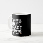 Mug Remerciements pour mes dindes de 5e année (Devant gauche)