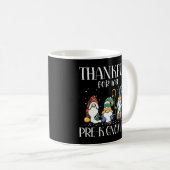 Mug Remerciements Pour Mon Pré-K Gnomies Thanksgiving (Devant droit)