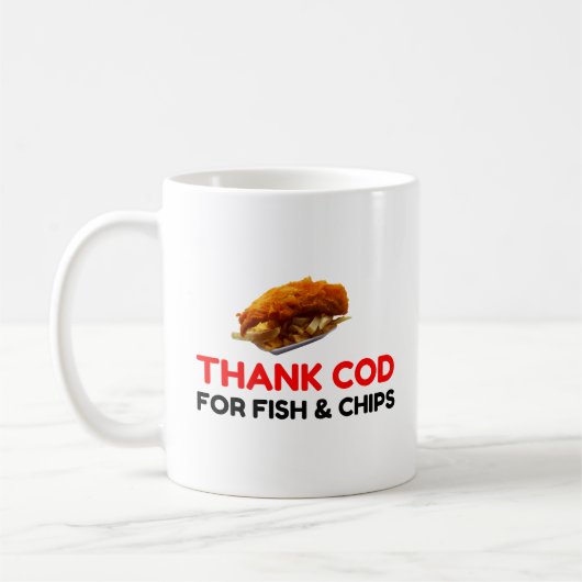 MUG REMERCIER LA MORUE (Gauche)