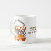 Mug REMERCIEUX MERCI BLESSEE Christian Thanksgiving (Devant gauche)