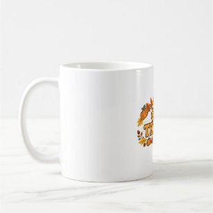 Mug Remerciez Feuilles d'automne Typographie de Thanks