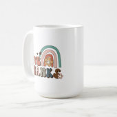 Mug Remerciez Retro Rainbow Thanksgiving (Devant gauche)