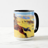 Mug Remington Old West Horse et Cowboy (Devant droit)