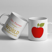 Mug Remise à l'école de l'appréciation des enseignants