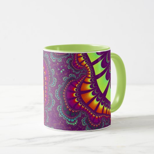 Mug Remix arc-en-ciel violet (Devant droit)
