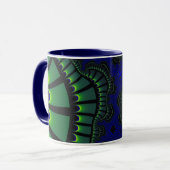 Mug Remix vert et bleu (Devant gauche)