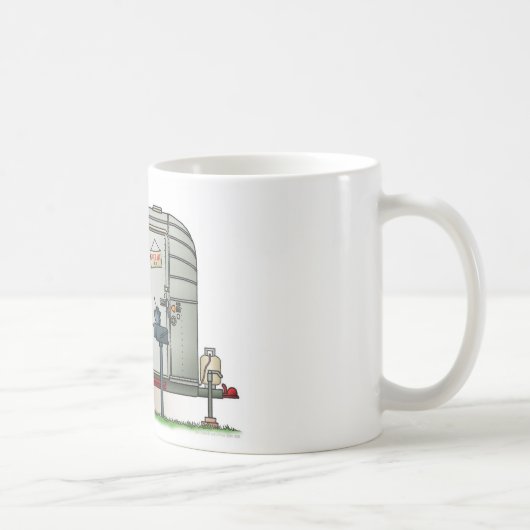 Mug Remorque de campeur d'Avion (Droite)
