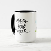 Mug Remorque de campeur heureux (Devant gauche)
