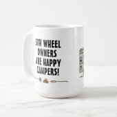 Mug Remorque mignonne de voyage de campeur de (Devant gauche)