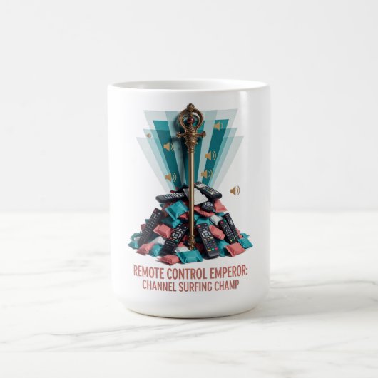 Mug Remote Control Emperor T Shirt (Centre)