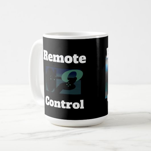 Mug "Remote Control" SKULLNSKIN Grph by J.H. Thornton  (Devant gauche)