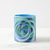 Mug Remous bleus de vert de N (Centre)