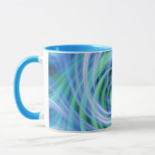 Mug Remous bleus de vert de N (Gauche)