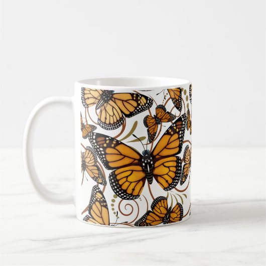 Mug Remous de papillon de monarque (Gauche)