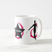 MUG REMOUS PINK/BLACK DE TWIRLER (Devant droit)