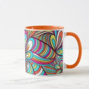 Mug Remous psychédéliques assortis colorés