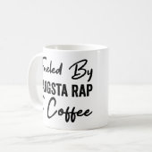 Mug Rempli de combustible par coup sec et dur et café (Devant gauche)