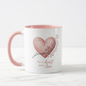 Mug Remplir un cœur d'amour (Gauche)
