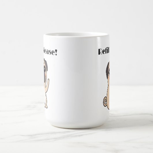 Mug Remplissage mignon Carlin (Centre)
