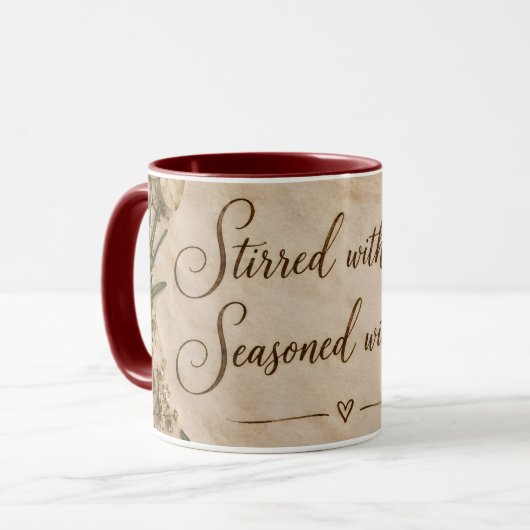Mug Remué Avec Amour (Devant gauche)