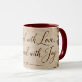 Mug Remué Avec Amour (Devant droit)