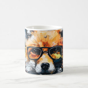 Mug Renard Abstrait minimaliste