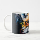Mug Renard Abstrait minimaliste (Gauche)
