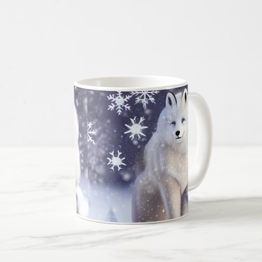 Mug Renard arctique (Devant droit)