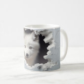 Mug Renard arctique en 3D, Amateurs de renards hiverna (Devant droit)
