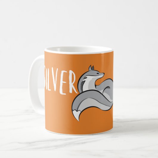 Mug Renard argenté (Devant gauche)