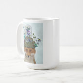 Mug Renard avec papillon Bell Jar (Devant gauche)