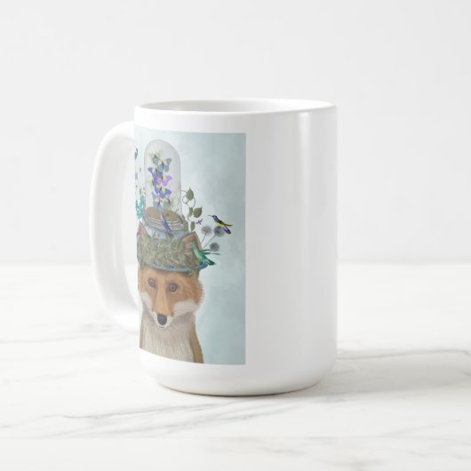 Mug Renard avec papillon Bell Jar (Devant gauche)