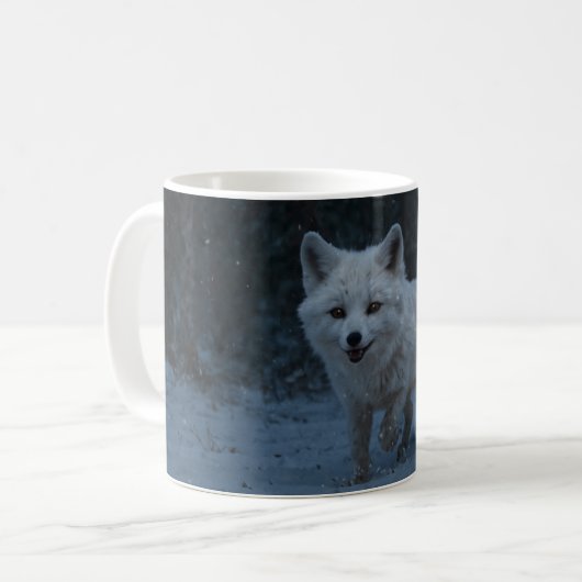 Mug Renard blanc (Devant gauche)