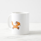 Mug Renard coureur mignon (Devant gauche)