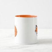Mug Renard de dessin animé endormi (Centre)