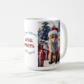 Mug Renard de fête (Devant droit)