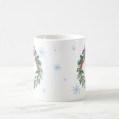 Mug Renard de Noël en bois de Noël (Centre)
