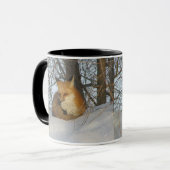 Mug Renard de repos (Devant gauche)