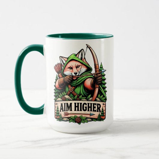 Mug Renard des bois Vise plus haut (Gauche)