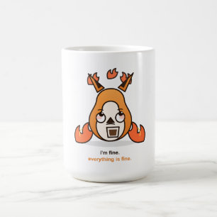 Mug Renard Drôle Je vais Bien Tout Va Bien Café Chaos