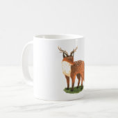 Mug Renard du cerf rouge (Devant gauche)
