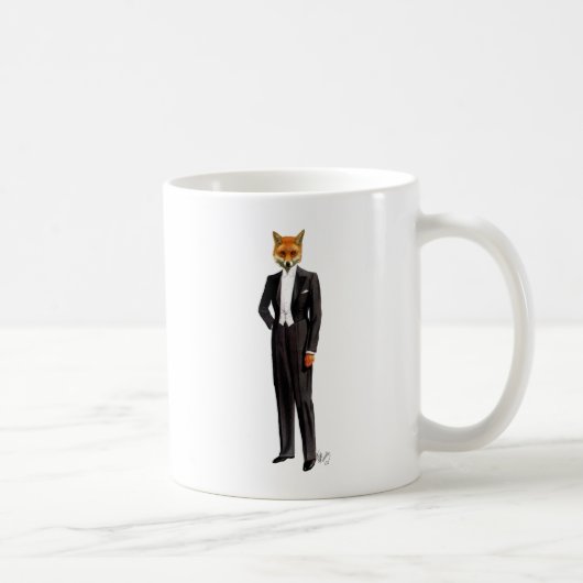 Mug Renard En Costume De Soirée Complet (Droite)